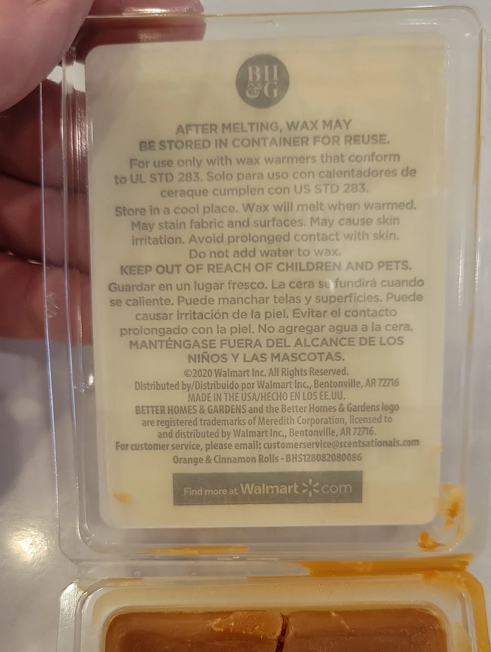 Better Homes & Gardens Scented Wax Cubes